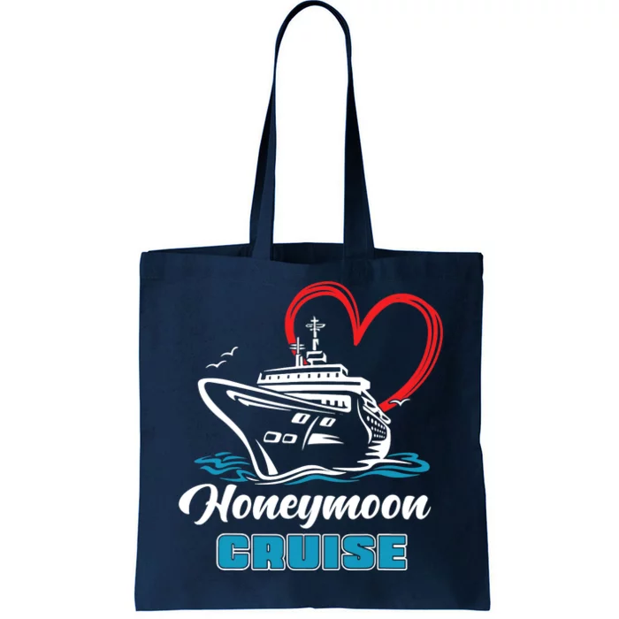 Newlywed Newly Married Cruising Matching Honeymoon Cruise Tote Bag