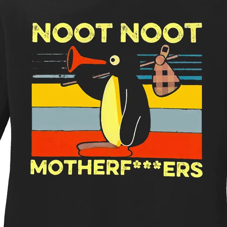 Noot Noot Motherfuers Ladies Long Sleeve Shirt