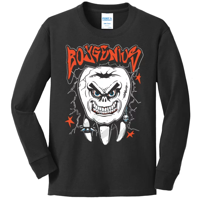 Nation Nu Metal Tooth Kids Long Sleeve Shirt