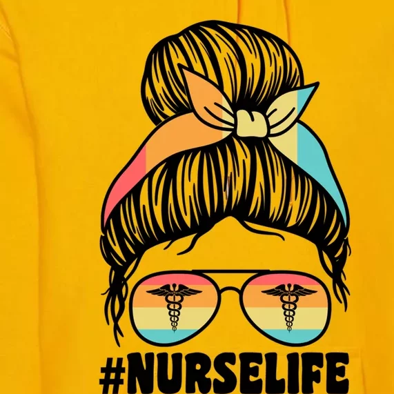 Nurselife Nurses Medical Job Gift Premium Hoodie