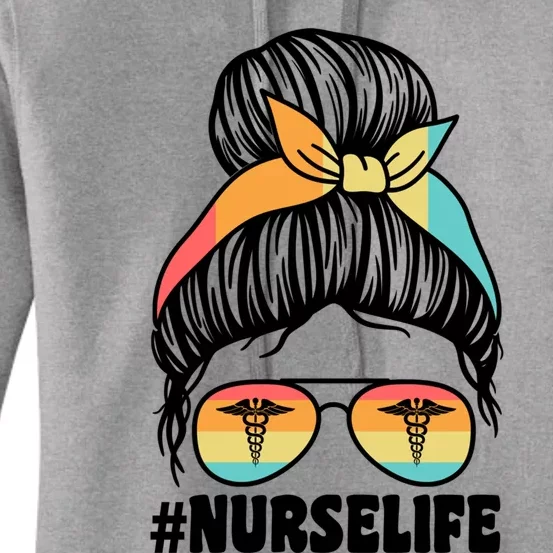 Nurselife Nurses Medical Job Gift Women's Pullover Hoodie