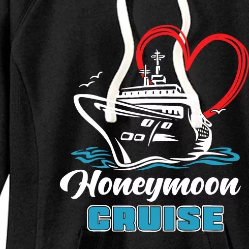 Newlywed Newly Married Cruising Matching Honeymoon Cruise Women's Fleece Hoodie