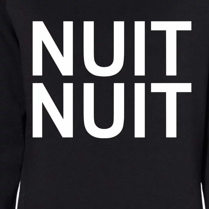 Nuit Nuit Womens California Wash Sweatshirt