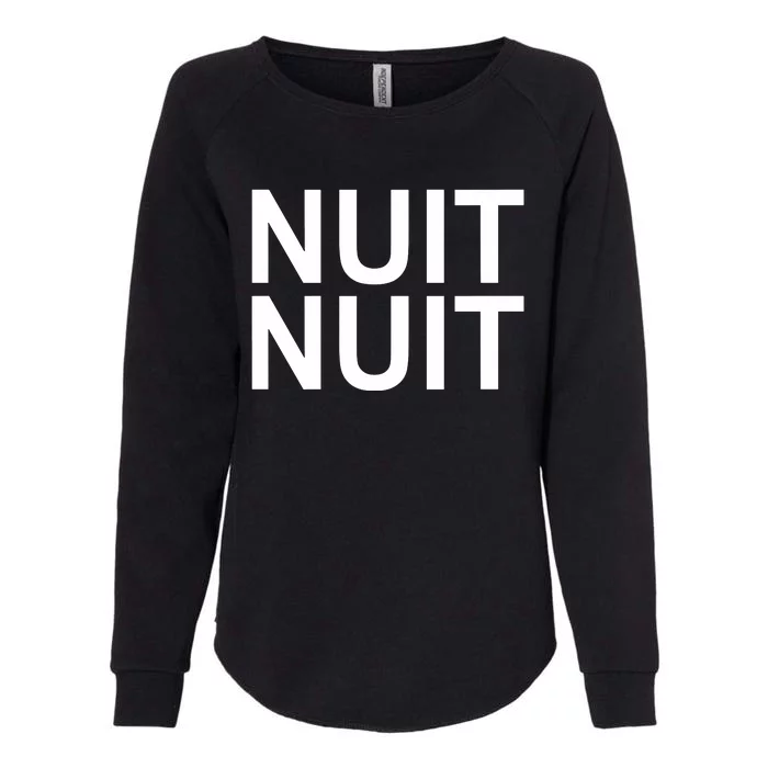 Nuit Nuit Womens California Wash Sweatshirt