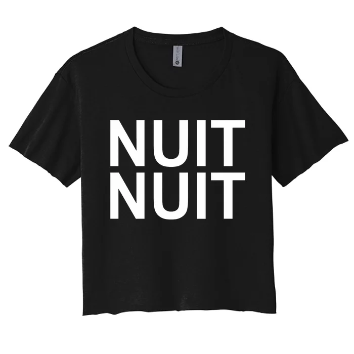 Nuit Nuit Women's Crop Top Tee