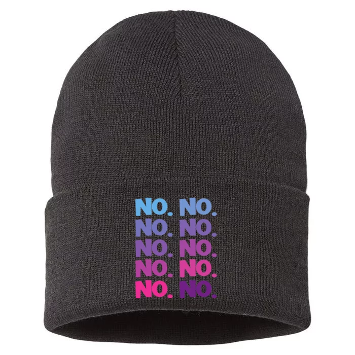 No. No Sustainable Knit Beanie