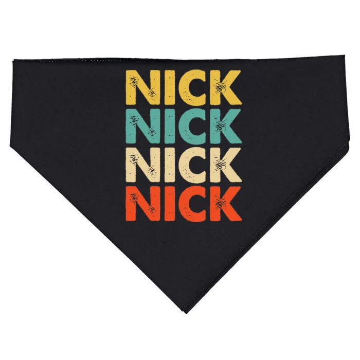 Nick Name USA-Made Doggie Bandana