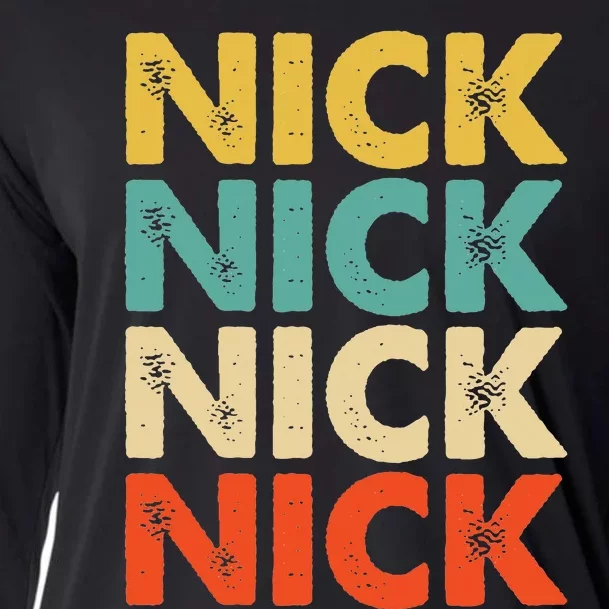 Nick Name Cooling Performance Long Sleeve Crew