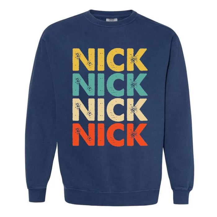 Nick Name Garment-Dyed Sweatshirt