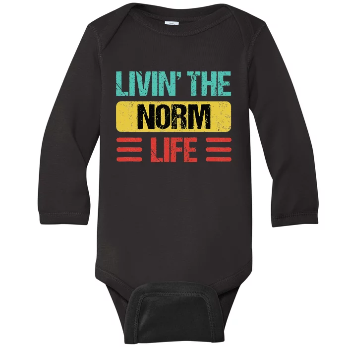 Norm Name Baby Long Sleeve Bodysuit