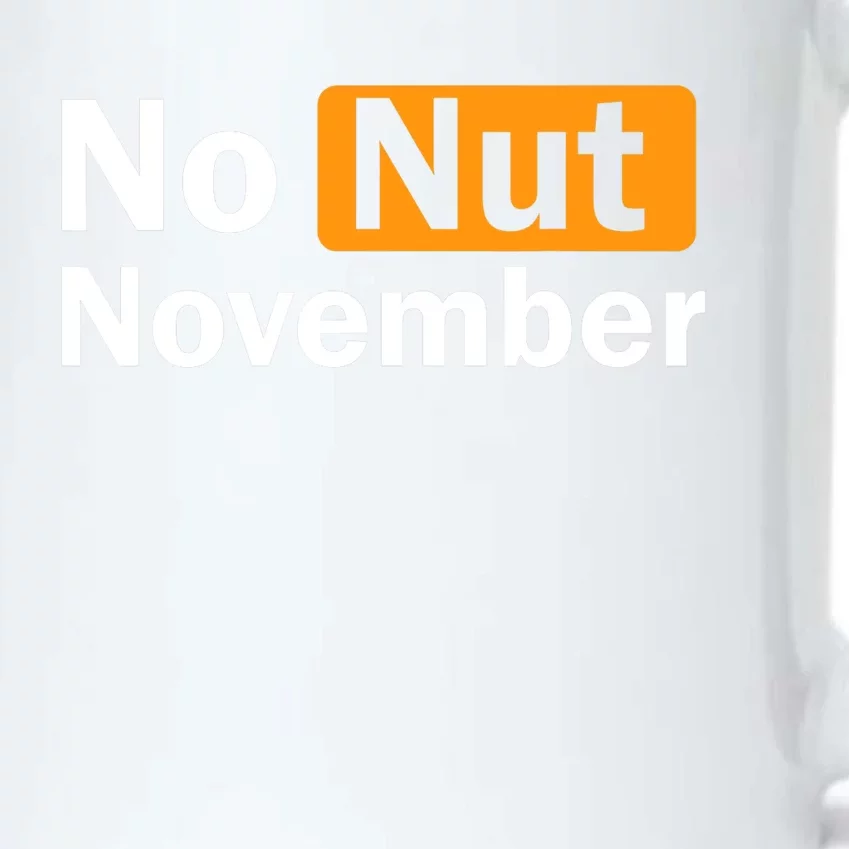 No Nut November Challenge Funny Design Black Color Changing Mug