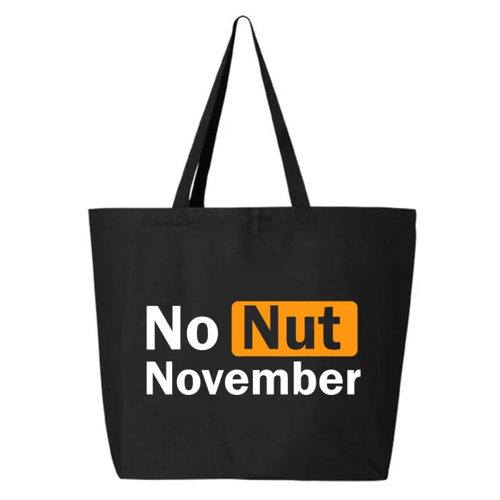 No Nut November Challenge Funny Design 25L Jumbo Tote