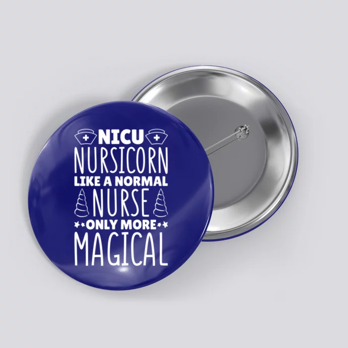 Nicu Nurse Nicu Nursicorn Gift Button