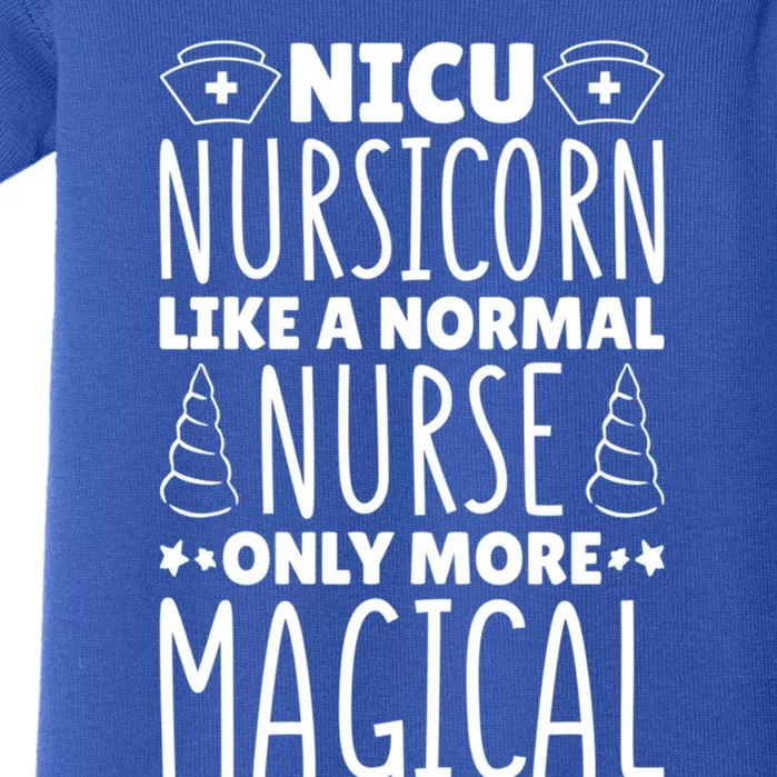 Nicu Nurse Nicu Nursicorn Gift Baby Bodysuit