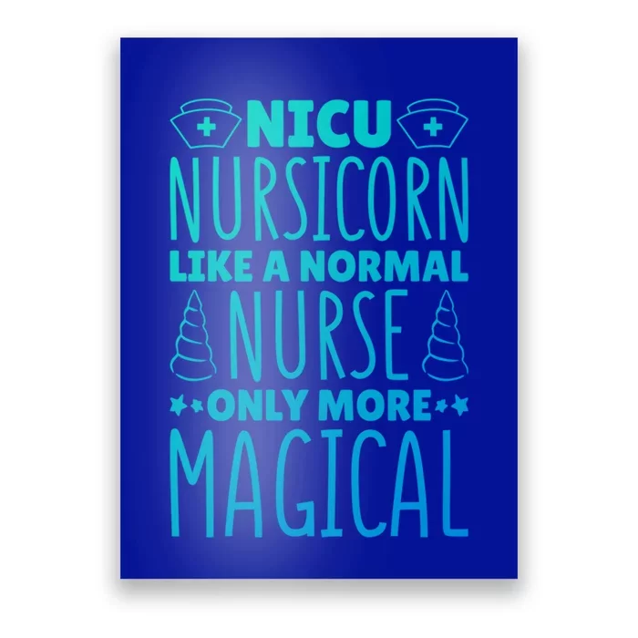 Nicu Nurse Nicu Nursicorn Gift Poster