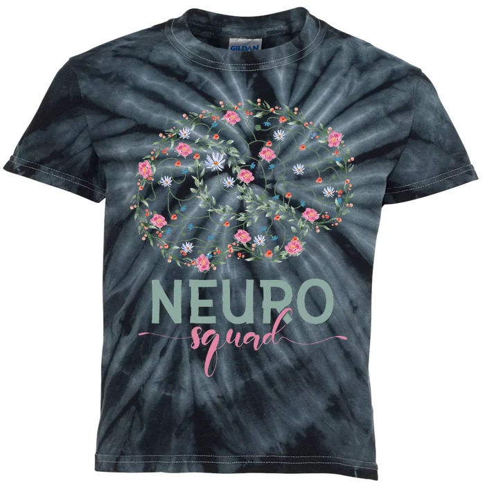 Neurology Neuro Nurse Neuro Tech Neuro Squad Kids Tie-Dye T-Shirt