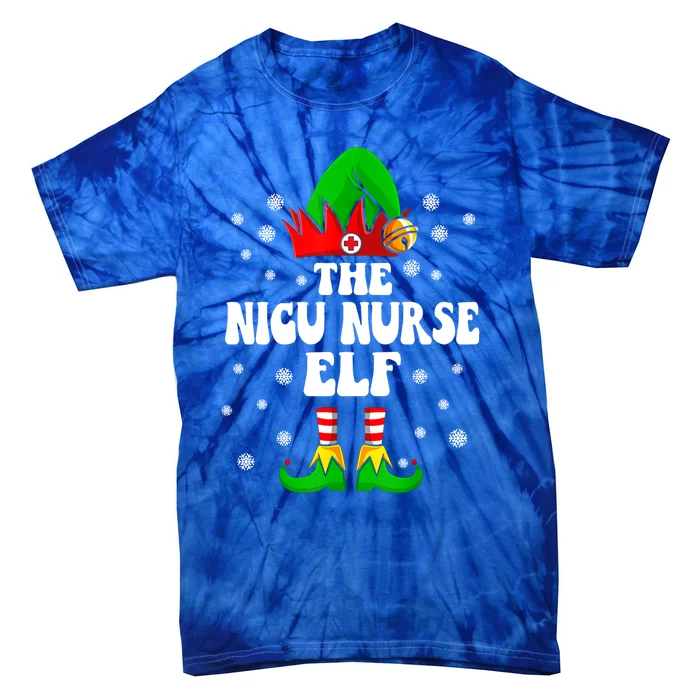 Nicu Nurse Neonatal Nursing Christmas Costume Gift Tie-Dye T-Shirt