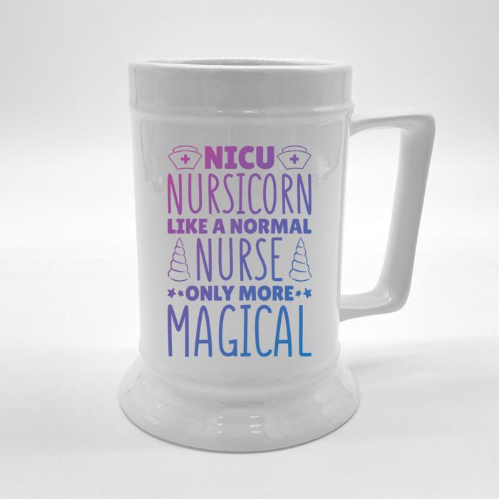 Nicu Nurse Nicu Nursicorn Gift Front & Back Beer Stein