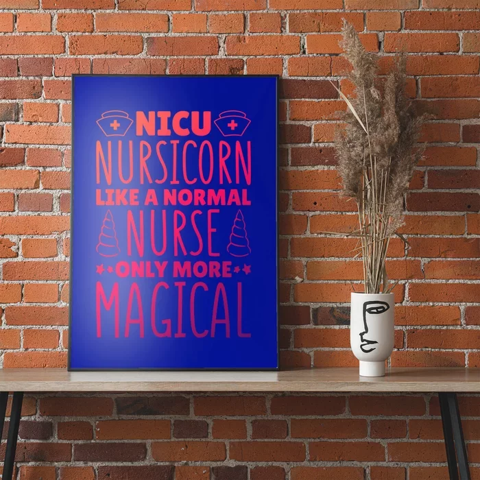 Nicu Nurse Nicu Nursicorn Gift Poster