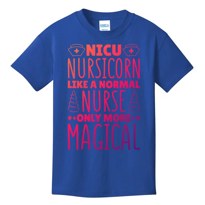 Nicu Nurse Nicu Nursicorn Gift Kids T-Shirt