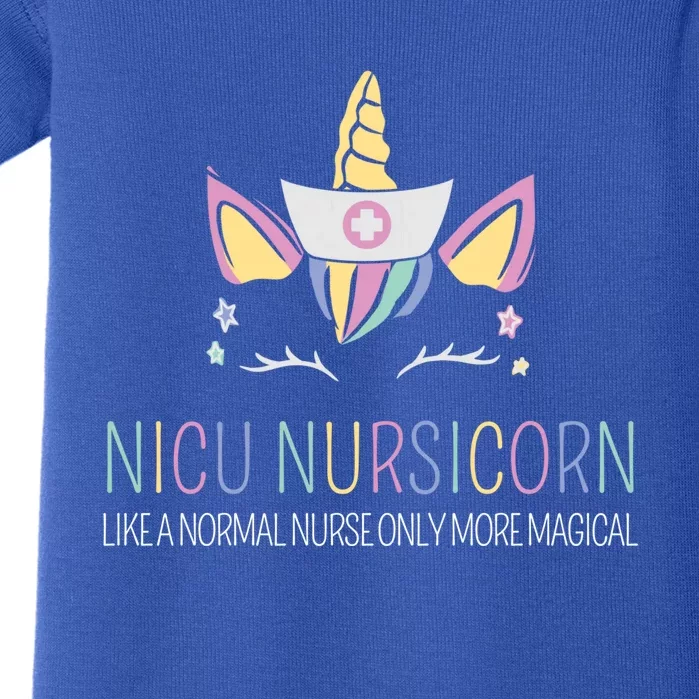 Nicu Nurse Nicu Nursicorn Gift Baby Bodysuit