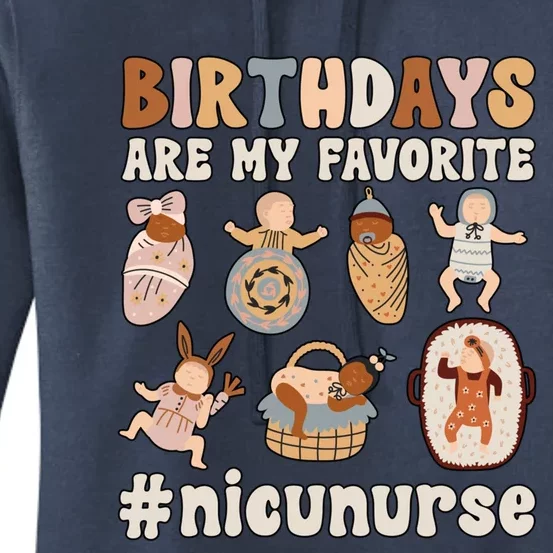 Nicu Nurse Nicu Nursing Best Neonatal Icu Nurse Gift Women's Pullover Hoodie