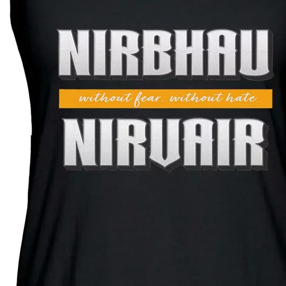 Nirbhau Nirvair Ladies Essential Flowy Tank