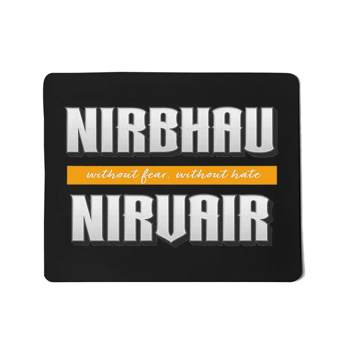 Nirbhau Nirvair Mousepad