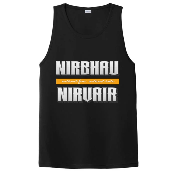 Nirbhau Nirvair Performance Tank