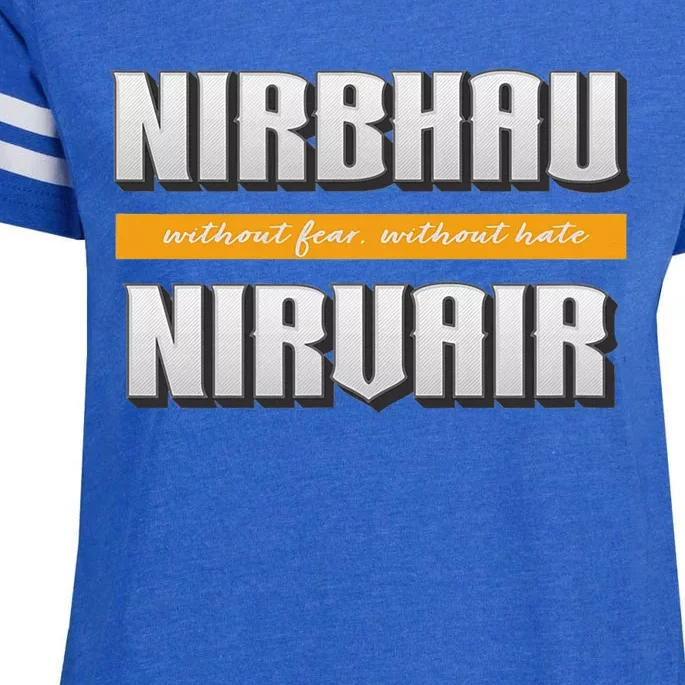 Nirbhau Nirvair Enza Ladies Jersey Football T-Shirt