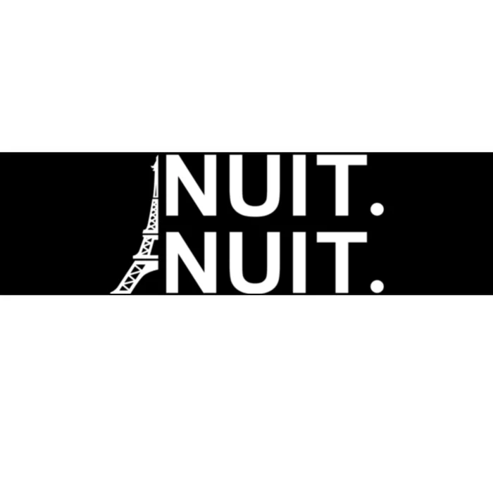 Nuit Nuit Night Night Bumper Sticker