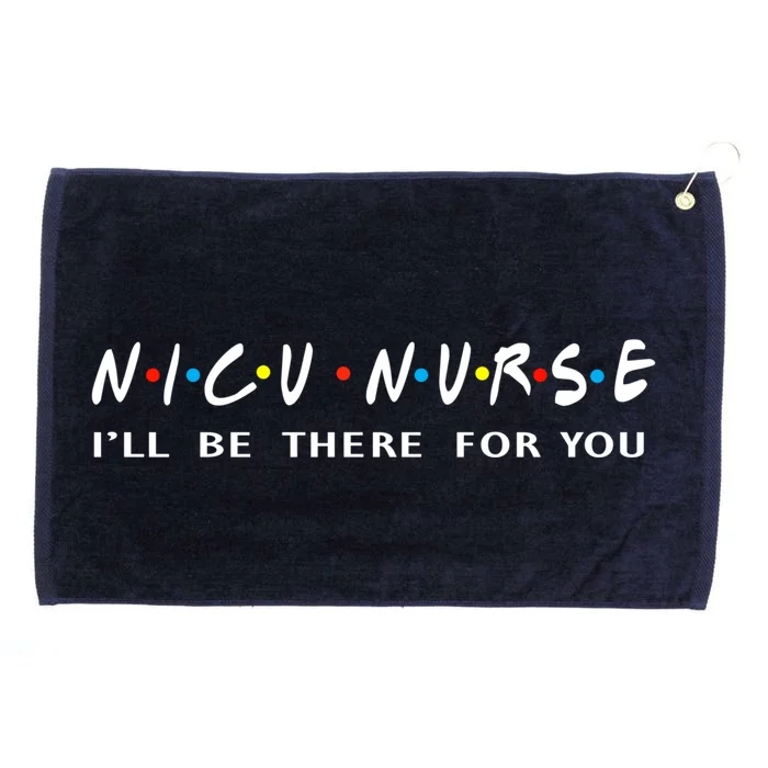 Nicu Nicu Nurse Funny Gift Nicu Nurse Heartbeat Christmas Great Gift Grommeted Golf Towel