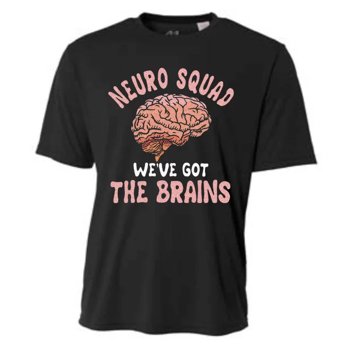 Neurologist Neurosurgeon Neurology Brain Surgeon Neuro Squad Cooling Performance Crew T-Shirt