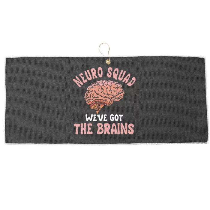 Neurologist Neurosurgeon Neurology Brain Surgeon Neuro Squad Large Microfiber Waffle Golf Towel