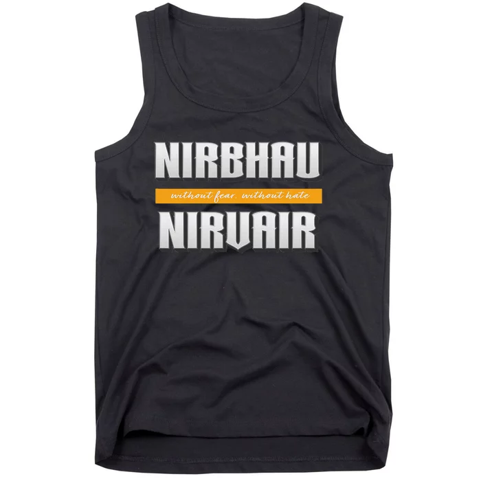 Nirbhau Nirvair Tank Top