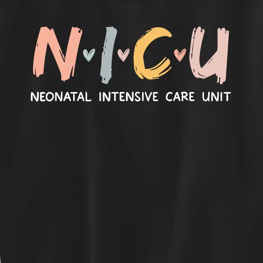 Nicu Nurse Neonatal Intensive Care Unit Nursing Kids Sweatshirt