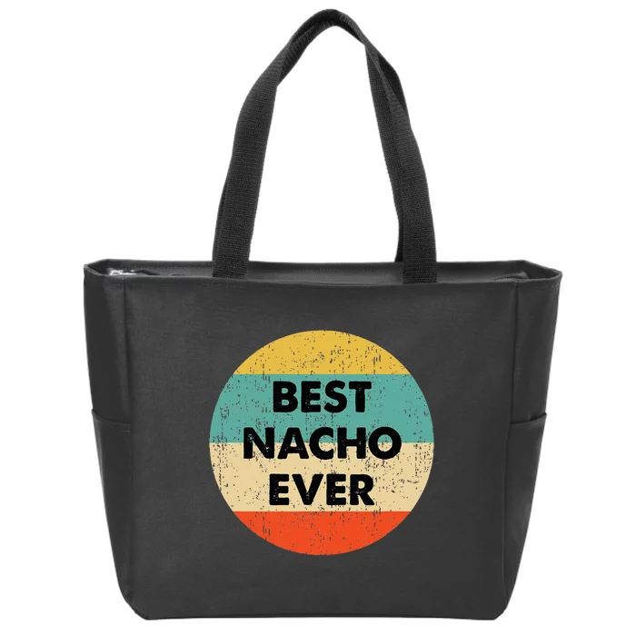 Nacho Name Zip Tote Bag