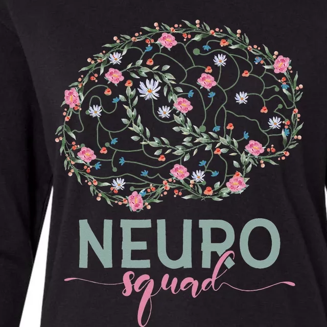 Neurology Neuro Nurse Neuro Tech Neuro Squad Womens Cotton Relaxed Long Sleeve T-Shirt