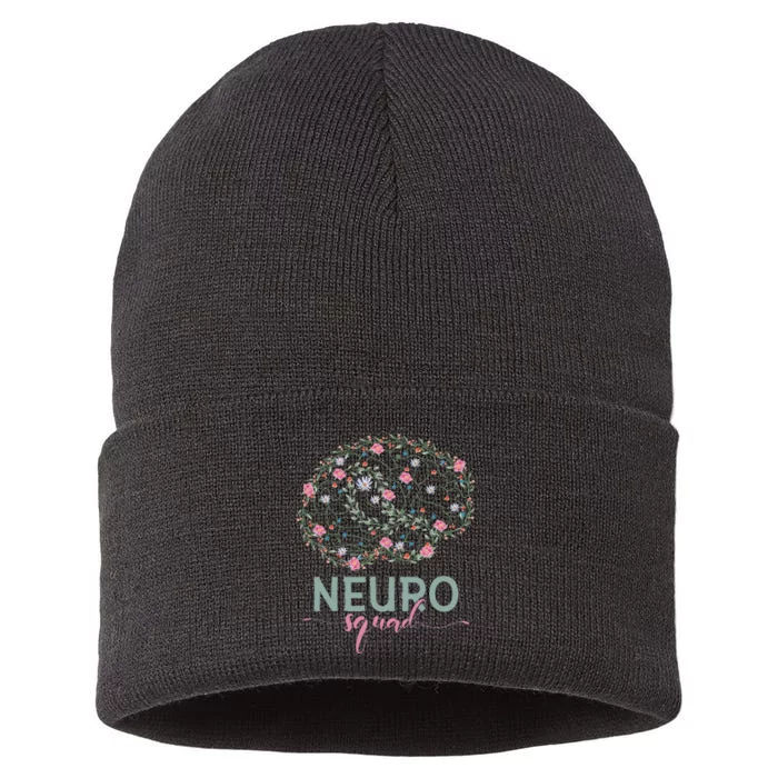 Neurology Neuro Nurse Neuro Tech Neuro Squad Sustainable Knit Beanie