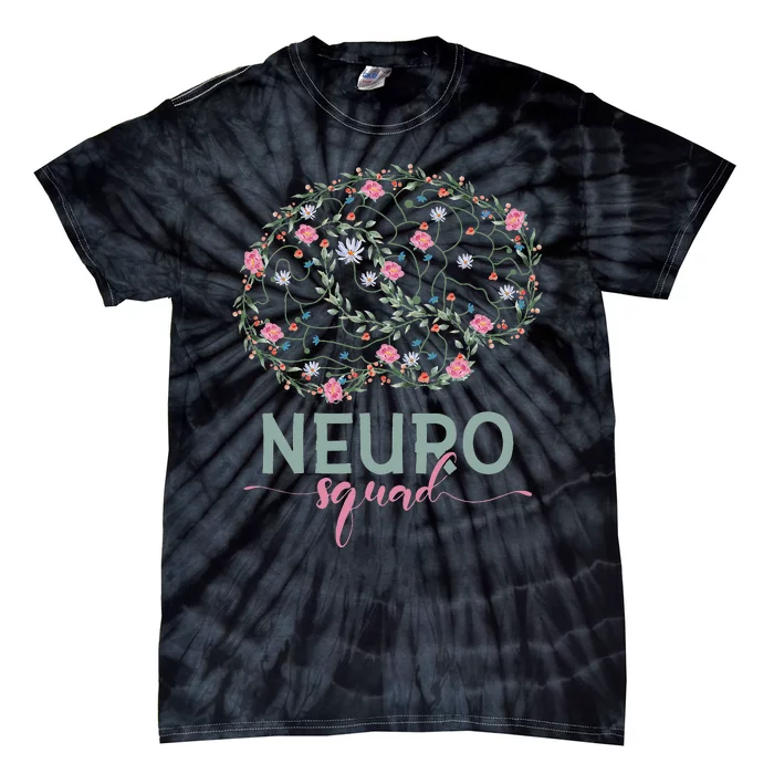 Neurology Neuro Nurse Neuro Tech Neuro Squad Tie-Dye T-Shirt