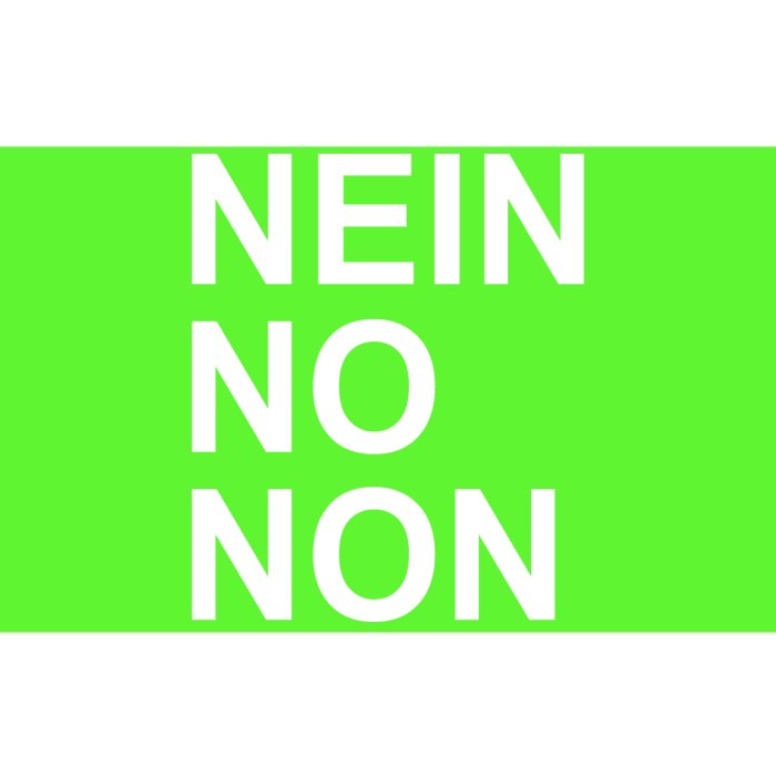 Nein No Non Thom Bumper Sticker