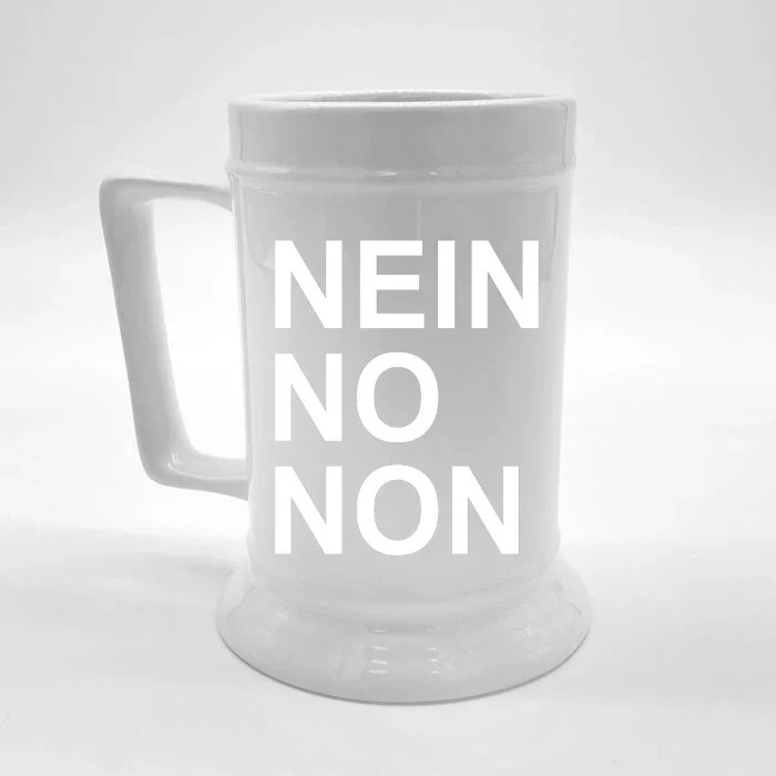 Nein No Non Thom Front & Back Beer Stein