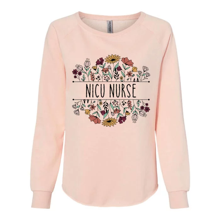 Nicu Nurse Neonatal Icu Nurse Infant Care Specialist Newborn Womens California Wash Sweatshirt