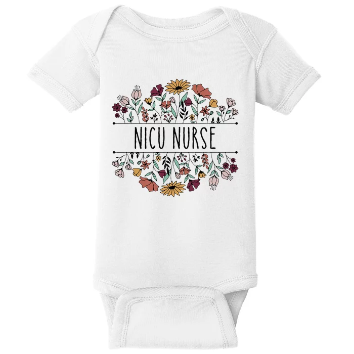 Nicu Nurse Neonatal Icu Nurse Infant Care Specialist Newborn Baby Bodysuit