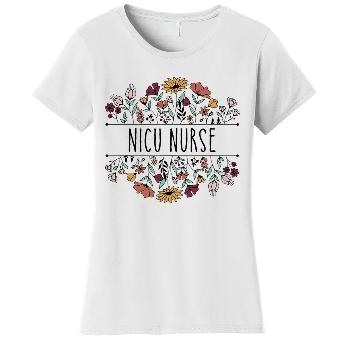 Nicu Nurse Neonatal Icu Nurse Infant Care Specialist Newborn Women's T-Shirt