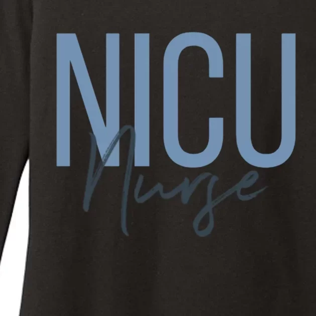 Nicu Nurse Neonatal Labor Intensive Care Unit Nurse Gift Womens CVC Long Sleeve Shirt