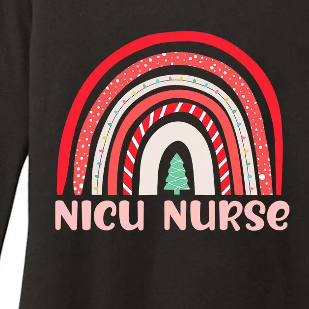 NICU Nurse Neonatal Tiny Crew Christmas Holiday Nutcracker Womens CVC Long Sleeve Shirt