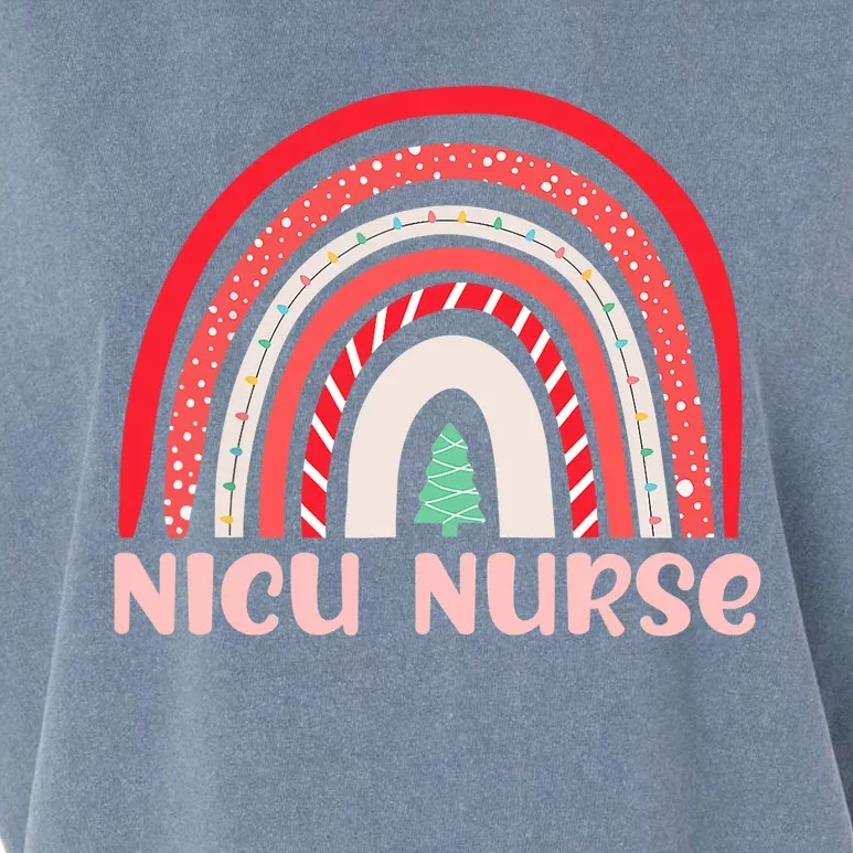 NICU Nurse Neonatal Tiny Crew Christmas Holiday Nutcracker Garment-Dyed Women's Muscle Tee