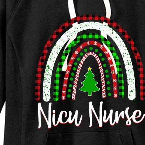 NICU Nurse Neonatal Tiny Crew Christmas Holiday Nutcracker Women's Fleece Hoodie