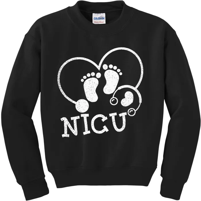 Nicu Nurse Neonatal Nurse Gift Kids Sweatshirt